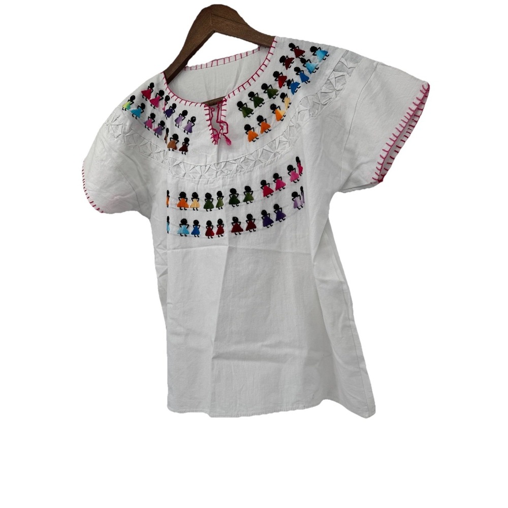 Mexican Traditional Embroidered little kids colorful fiesta Cinco de mayo M-L